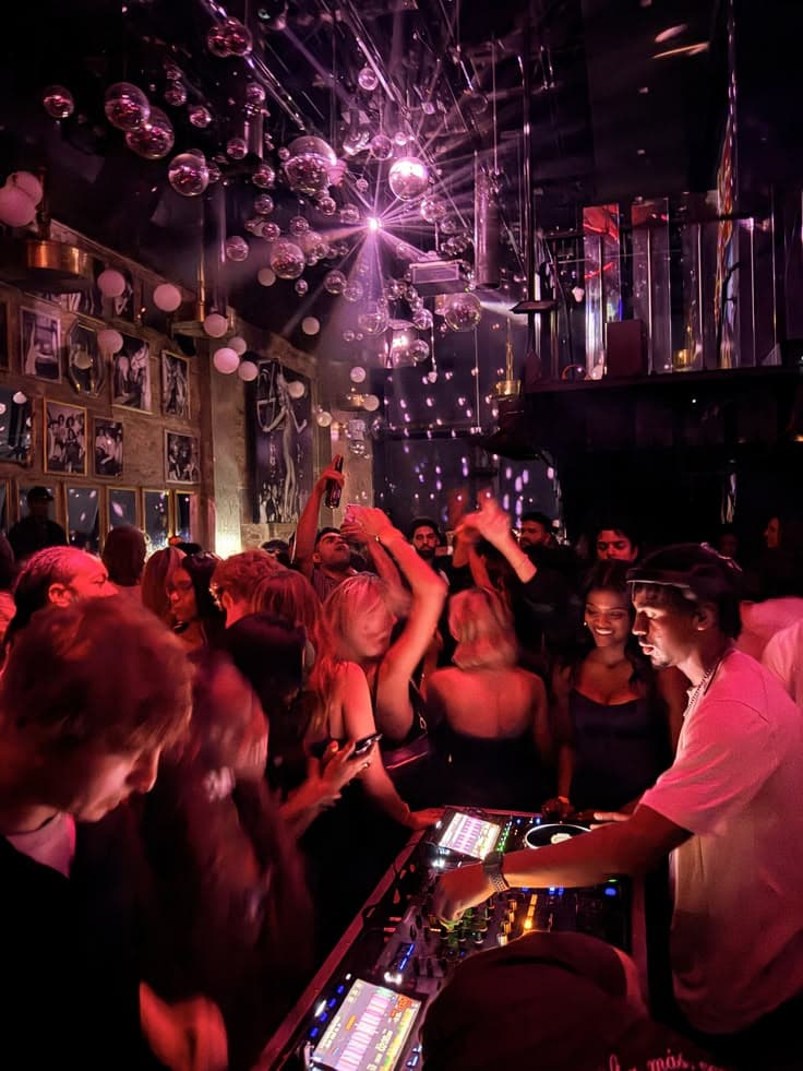 Busy club night at a partner venue